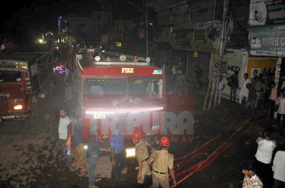 Cylinder blasts at Paradise Chowmuhani Cylinder blasts at Paradise Chowmuhani